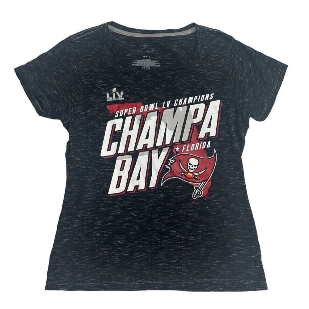 Fanatics Women's Super Bowl LV‎ Champions Tampa Bay Buccaneers T-Shirt Size M